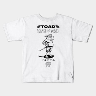 Toad Samurai Illustration Kids T-Shirt